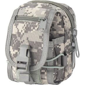 Tactical Belt Pouch for Men-Cell Phone Belt Pack-GP Pouch-Military Waist Bag-Molle Wallet Utility EDC Small Tactical Pouch for Admin/Belt/Vest