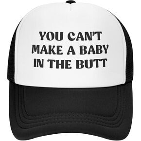 Funny Trucker Hat Funny Gag Gifts Hats Adjustable Classic Fishing Cap for Men and Women