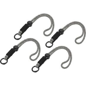 PATIKIL Paracord Lanyard Keychain, Cell Phone Keychain Rope Wrist Lanyards Braided Strap with Spring Ring for Hanging Key