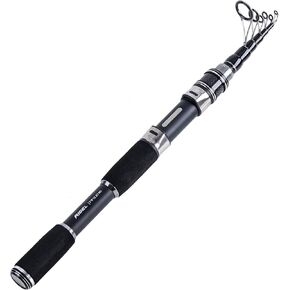Goture Telescopic Fishing Rod, Fishing Pole with 24Ton Carbon Fibre, Packs to Just 17.7" in Length, Lightweight & Portable Fishing Pole