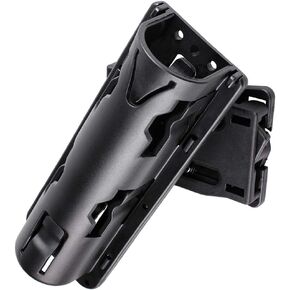 LIVANS Holder for Duty Belt, Holster for Duty Belt Holder fit 16-21 inch Expandable with 360 Degree Swivel and Clip-On Plain (Black)