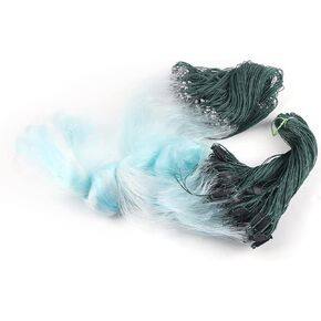 0m Lenth Fishin Net, 3 Layers Heavy Fishin Net with Float, 1.m Heiht Nylon Fishin Aries for Bait Fishin
