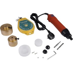 Bottle Capping Machine,220V Handheld Electric Bottle Capping Caps Sealer Sealing Capper Machine 10-50mm (EU plug)