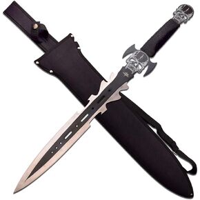 FNMFM-681BK Blade, Short Sword With Sheath, Black, 27"/3mm