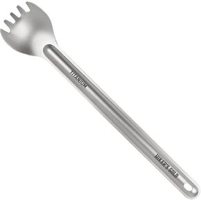 Hiker's Gold Ultralight Titanium Spork for Hiking, Backpacking, Camping