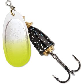 Blue Fox Classic Vibrax Spinner, 7/16-Ounce, Chartreuse Tipped Silver Flake