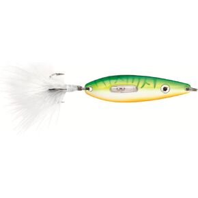 VMC Rattling Roach Spoon 1/16 oz Glow Green Fire UV