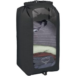 Osprey 35L Waterproof Dry Sack with Window, Black