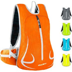 Hiking Backpack 14L Handy Running Backpack Waterproof & Lightweight Cycling Daypack with Reflective Stripes for Short Trip Traveling Skiing Trekking Walking Outdoor Backpack