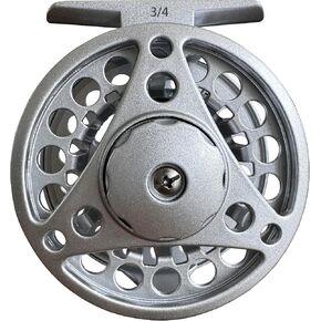 Fly Fishing Reel Large Arbor Design 3/4wt 5/6wt 7/8wt Aluminum Silver Fly Reels Freshwater Fishing