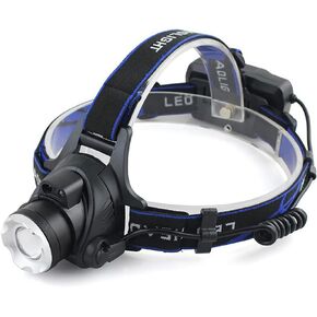 LED Rechargeable Headlamp, Induction Function 1000 LM Head Lamp with T6 Lamp Bead, Telescopic Zoom with 3 Modes 90°Angle Adjustable for Outdoor Indoor Camping Running Fishing Hunting Car Repair