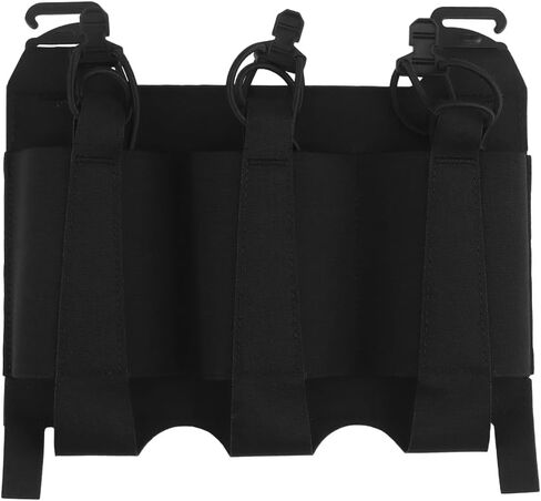 Triple Elastic Mag Front Flap,556 762 Tactical Vest Mag Pouch with G Hooks and Hook Backing in Saudi Arabia