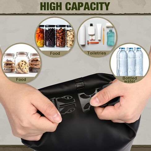 1 Set Bear Food Bag for Camping Ultralight Food Bag Hanging System Includes Waterproof Bear Bag, Nylon Ropes, Hooks for Camping Backpacking in Saudi Arabia