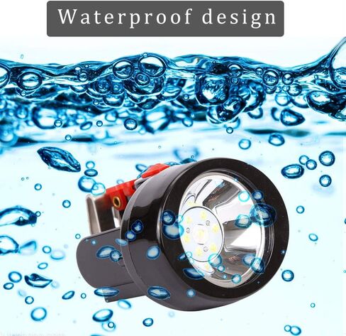 LED Mining Headlamp Waterproof Miner Light Rechargeable Miners Lamp KL2.8LM Explosion-Proof Cap Lights Coal Miner Night Coon Hunting Headlamp for Mining Hunting Hiking (Red Button) in Kuwait