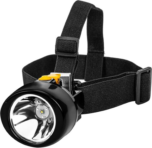 LED Mining Headlamp Waterproof Miner Light Rechargeable Miners Lamp KL2.8LM Explosion-Proof Cap Lights Coal Miner Night Coon Hunting Headlamp for Mining Hunting Hiking (Red Button) in Kuwait