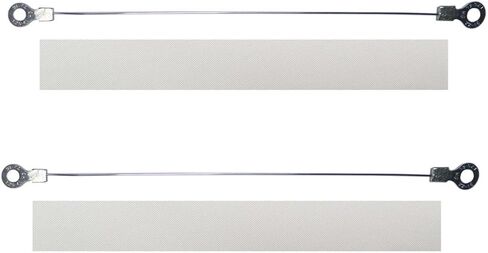 12 بوصة اليد الحرارة الختم أقرب دفعة السدادة الملحقات إصلاح عدة عناصر الحرارة أغطية القماش PTFE، 2 قطعة عنصر التدفئة + 2 قطعة قماش PTFE (قطر 0.6 مم) in Kuwait