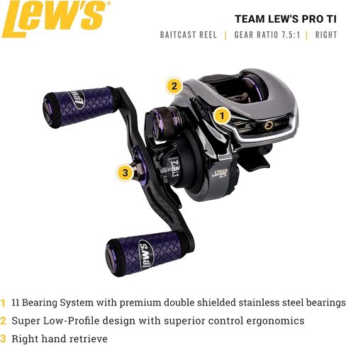 Lew's Team Lew's Pro-Ti Baitcast Reel in Saudi Arabia