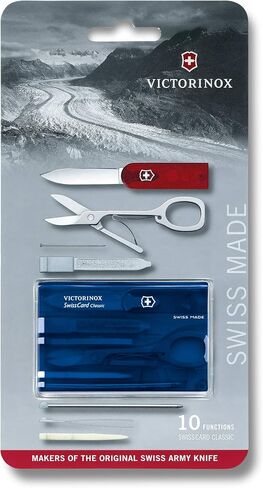 Swiss Card Translucent Blue Blister Pack in Saudi Arabia
