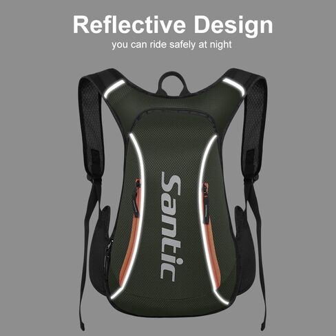 حقيبة ظهر لركوب الدراجات، حقيبة ظهر رياضية للتنقل في الهواء الطلق، حقيبة ظهر عاكسة للدراجة، معدات رياضية خفيفة الوزن، أزرق in Kuwait