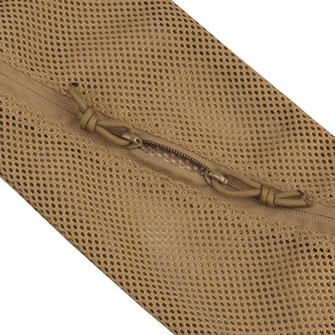 2 قطعة حقيبة تكتيكية للحمل بسحاب شبكي، إدراج منظم أدوات إدارة الحقيبة منظم السفر EDC حقيبة أدوات الزينة مجموعة حقيبة تخزين 12 × 6 بوصة (أسمر) in Kuwait