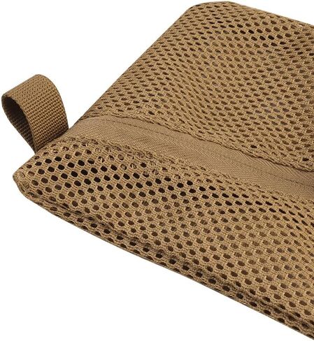 2 قطعة حقيبة تكتيكية للحمل بسحاب شبكي، إدراج منظم أدوات إدارة الحقيبة منظم السفر EDC حقيبة أدوات الزينة مجموعة حقيبة تخزين 12 × 6 بوصة (أسمر) in Kuwait