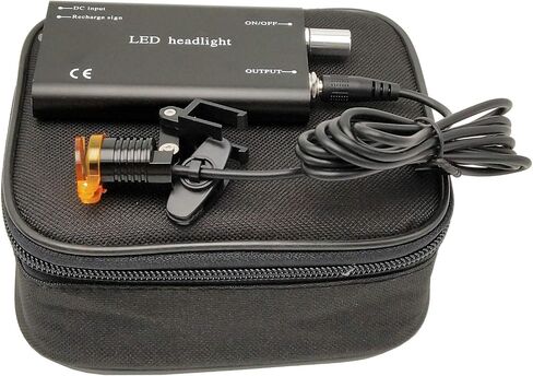 OUBO العلامة التجارية أسود اللون 3 واط LED المصباح الأمامي إدراج نوع/مشبك نوع مع مرشح لعدسة مجهر (نوع إدراج) in Kuwait
