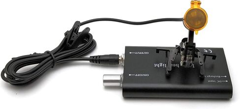 Brand Black Color 3W LED Headlight Lamp Insert Type/Clip-on Type with Filter for Binocular Loupe (Insert Type) in Kuwait