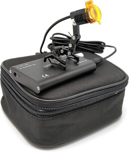 Brand Black Color 3W LED Headlight Lamp Insert Type/Clip-on Type with Filter for Binocular Loupe (Insert Type) in Kuwait