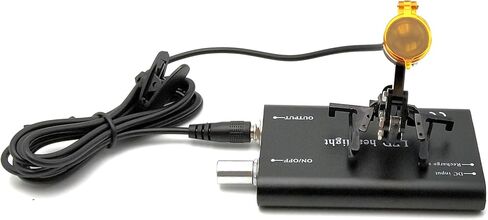 Brand Black Color 3W LED Headlight Lamp Insert Type/Clip-on Type with Filter for Binocular Loupe (Insert Type) in Kuwait