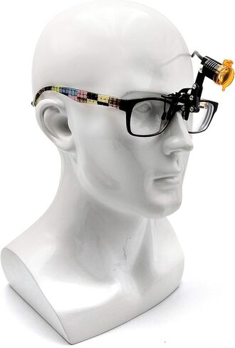 Brand Black Color 3W LED Headlight Lamp Insert Type/Clip-on Type with Filter for Binocular Loupe (Insert Type) in Kuwait