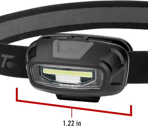Coast® FL13 255 Lumen Dual Color (White & Red) LED Headlamp, Batteries & Hard Hat Clips Included, Red in Saudi Arabia