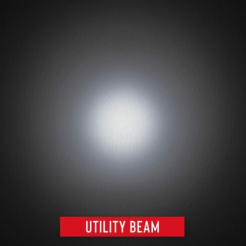 Coast® FL13 255 Lumen Dual Color (White & Red) LED Headlamp, Batteries & Hard Hat Clips Included, Red in Kuwait