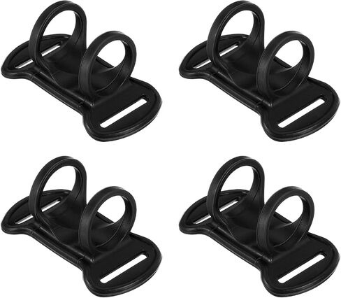 PATIKIL Headlamp Flashlight Holder, 4 Pcs Silicone Soft High Elastic Hands-Free Head Lamp Stand Replacement for Flashlight Outside Camping Riding, Green in Saudi Arabia