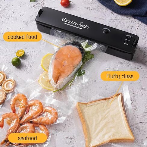 Vacuum Sealer Machine,Heat Sealer for Cookies,One-Touch Vacuum Sealer,Dry Moist Fresh Modes Sealing System For Food Preservation,Sealing Packing System for All Saving Needs in Saudi Arabia