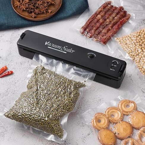 Vacuum Sealer Machine,Heat Sealer for Cookies,One-Touch Vacuum Sealer,Dry Moist Fresh Modes Sealing System For Food Preservation,Sealing Packing System for All Saving Needs in Saudi Arabia