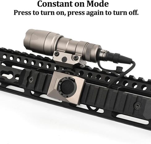 NOBUHIRO Remote Pressure Switch Compatible with M300 M600 Tactical Flashlight, Metal Tactical Light Switch Weapon Light Switch Mounted for 20mm Picatinny Rail in Saudi Arabia