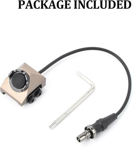 NOBUHIRO Remote Pressure Switch Compatible with M300 M600 Tactical Flashlight, Metal Tactical Light Switch Weapon Light Switch Mounted for 20mm Picatinny Rail in Saudi Arabia
