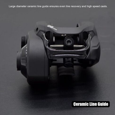 بكرة صيد السمك، فائقة النعومة 7.3:1، نسبة تروس، نظام فرامل مغناطيسي، سحب قوي 20 رطل، بكرة صب منخفضة المستوى، اليد اليسرى/اليمنى in Kuwait