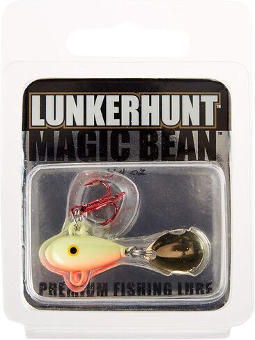 Lunkerhunt Spinner Baits for Bass Fishing | Magic Beans SpinnerBait | Best Fishing Lures Spinners for Trout Fishing in Saudi Arabia