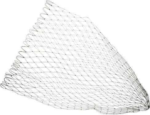 PATIKIL Fishing Net Replacement, Dia.27.6" PE Replacement Mesh Landing Fish Nets for Freshwater Saltwater Fishing, Gray in Saudi Arabia