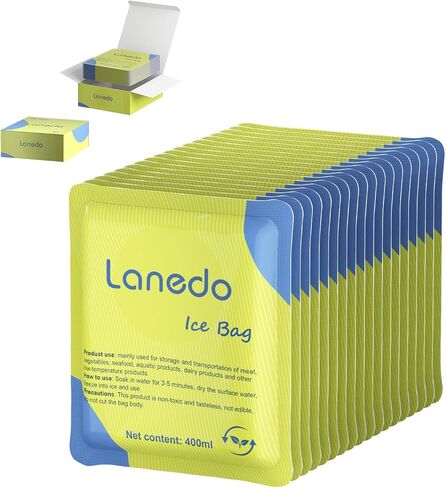 Ice Pack - Automatic Water Absorption for Low-Cost Cooling | Keep Food Fresh and Beverages Ice-Cold | Non-Drinkable Water Absorption in Saudi Arabia