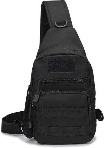 Tactical Sling Bag Pack EDC Chest Pack Messenger Bag MOLLE Crossbody Shoulder Daypack Side Utility Bags in Kuwait