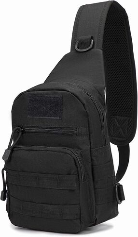 Tactical Sling Bag Pack EDC Chest Pack Messenger Bag MOLLE Crossbody Shoulder Daypack Side Utility Bags in Kuwait