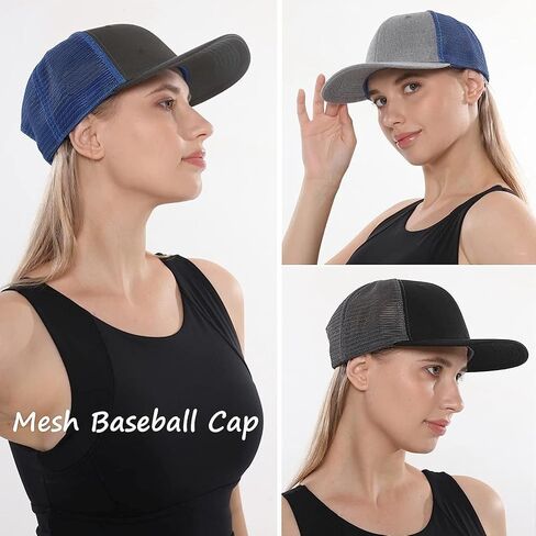 Unisex Trucker Hats Blank Mesh Snapback Hats Sport Plain Baseball Caps Adjustable Fitted Hat in Saudi Arabia
