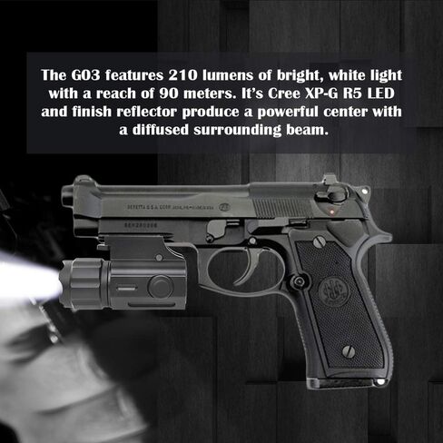 TrustFire G03/G03 MINI S XP-G R5 LED 210LM مصباح شعلة مسدس محمول باليد مصباح يدوي تكتيكي (G03) in Kuwait