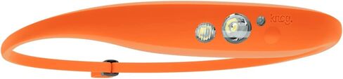 KNOG Quokka Silicone Rechargeable Headlamp - 150 Lumen, LED Head Lamp w/ 4 Modes, Waterproof Headlamp Flashlight for Outdoor, Camping and Hiking Gear with Comfortable Reading Light - Rescue Orange in Saudi Arabia