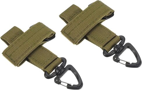 PATIKIL Glove Holder, Nylon Webbing Hanging Gear Buckle Glove Strap Keeper with Key Holder for Belt Outdoor Camping in Saudi Arabia