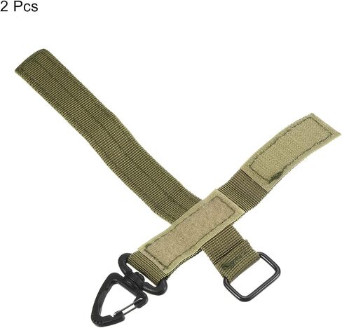 PATIKIL Glove Holder, Nylon Webbing Hanging Gear Buckle Glove Strap Keeper with Key Holder for Belt Outdoor Camping in Saudi Arabia