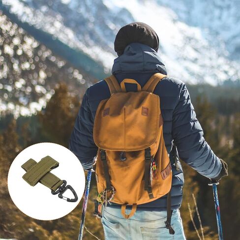 PATIKIL Glove Holder, Nylon Webbing Hanging Gear Buckle Glove Strap Keeper with Key Holder for Belt Outdoor Camping in Saudi Arabia