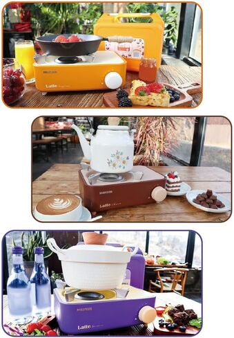 Maxsun Latte Series Mini Gas Stove with Magnetic Locking System (Blueberry) in Saudi Arabia